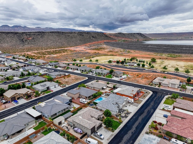 2883 S 3640 W, Hurricane, UT 84737 - aerial perspective of suburban area featuring a water and mountain view