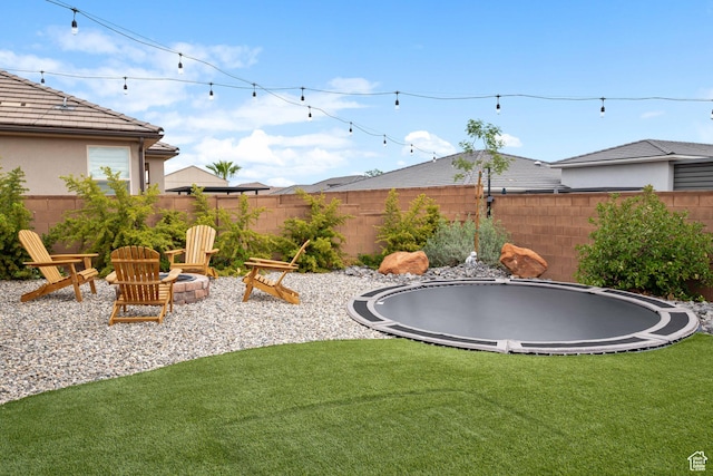 2883 S 3640 W, Hurricane, UT 84737 - view of yard with a trampoline