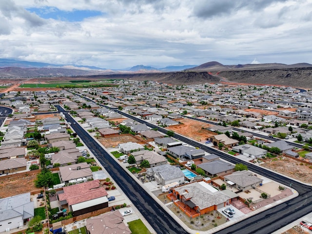 2883 S 3640 W, Hurricane, UT 84737 - aerial perspective of suburban area featuring mountains