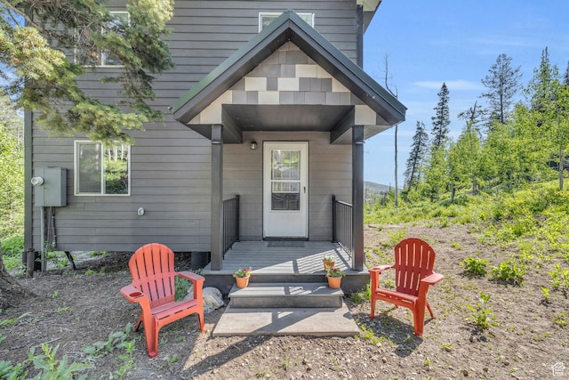 view of rear view of house
