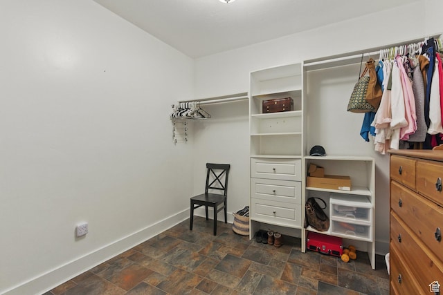 14349 S Round Rock Dr, Herriman, UT 84096 - spacious closet with stone finish floors