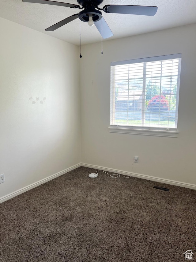 354 E 950 S, Payson, UT 84651 - empty room with a ceiling fan, carpet, and baseboards