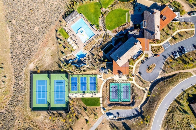 7485 E Moon Light Dr, Heber City, UT 84032 - aerial view of a pool