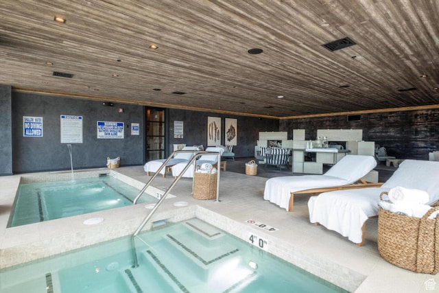 7485 E Moon Light Dr, Heber City, UT 84032 - view of indoor pool