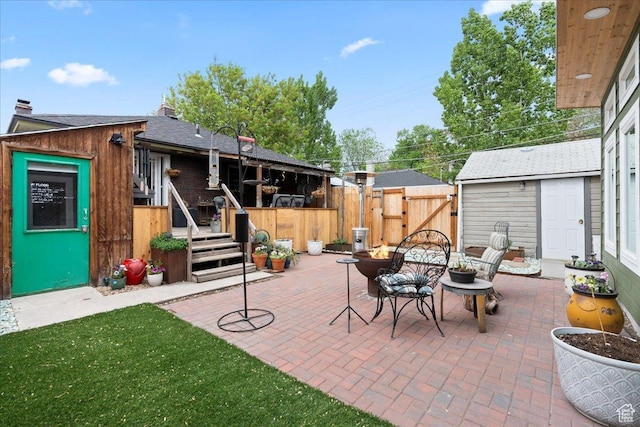 162 E Cleveland, Salt Lake City, UT 84115 - view of patio featuring a gate and fence
