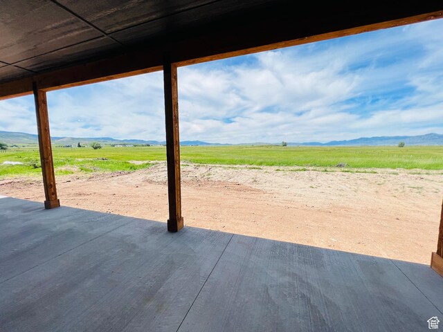 295 E 2nd N, Paris, ID 83261 - view of patio with a view of rural / pastoral area and a mountain view