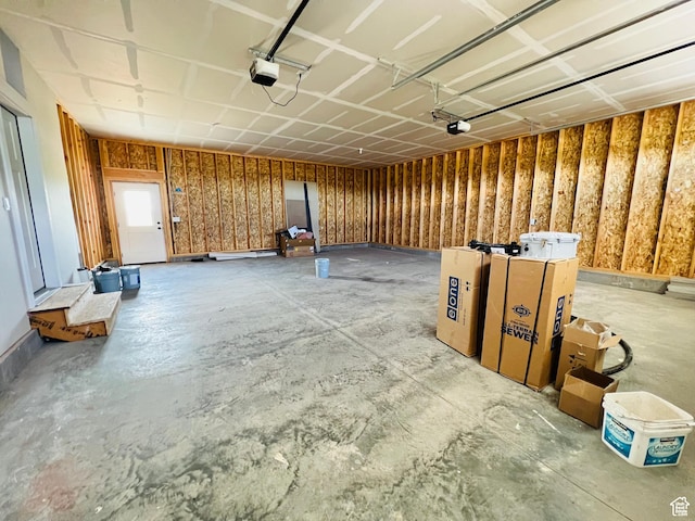 295 E 2nd N, Paris, ID 83261 - garage with a garage door opener
