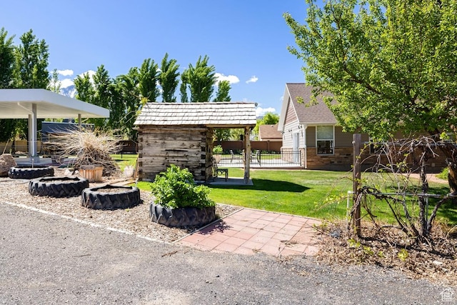 105 S 500 E, Salem, UT 84653 - view of yard with a fire pit and an outdoor structure
