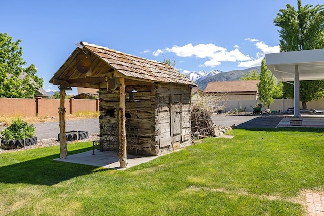 105 S 500 E, Salem, UT 84653 - view of yard featuring a patio and a mountain view