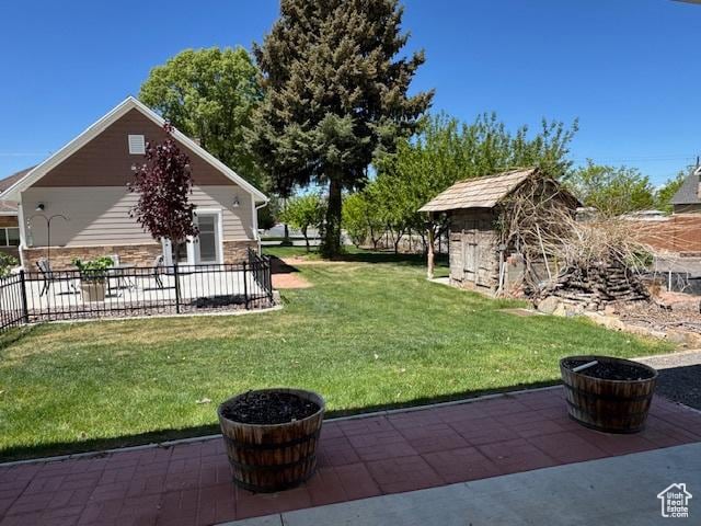 105 S 500 E, Salem, UT 84653 - view of yard featuring a patio area