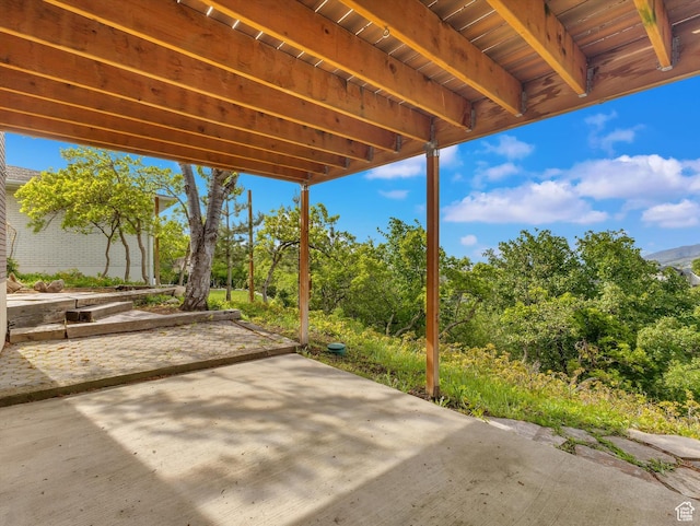 view of patio