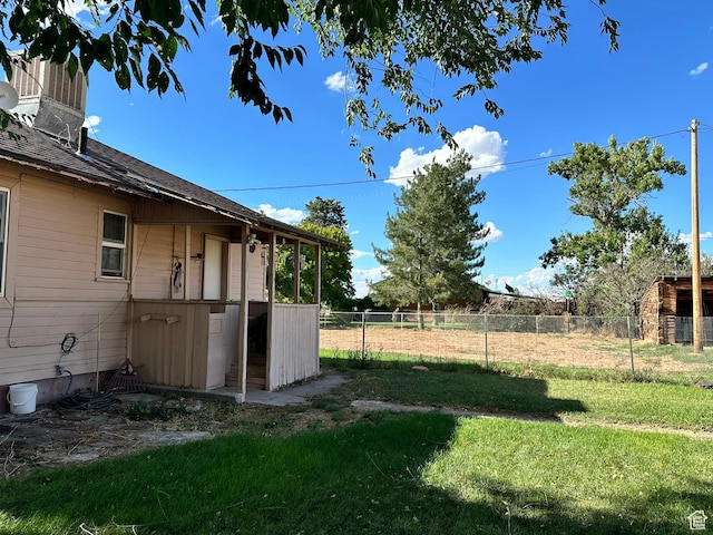 view of yard
