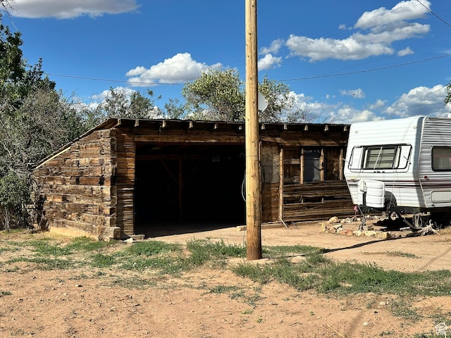 view of outbuilding with an outdoor structure
