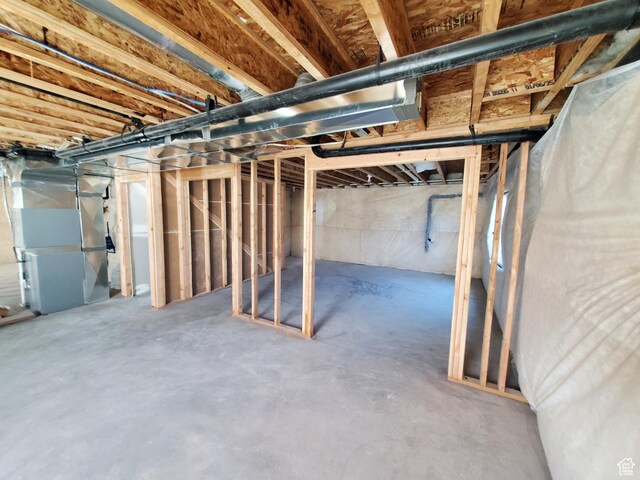 1186 N 1525 E Unit Arsf99, Payson, UT 84651 - unfinished below grade area with heating unit