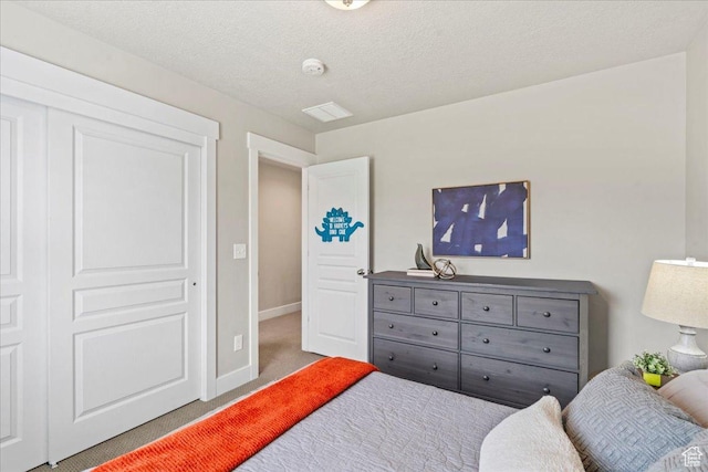 5153 W Bowstring Way S, Jordan, UT 84009 - bedroom with carpet floors, baseboards, and a textured ceiling