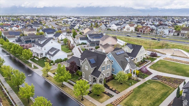 5153 W Bowstring Way S, Jordan, UT 84009 - aerial perspective of suburban area with a large body of water