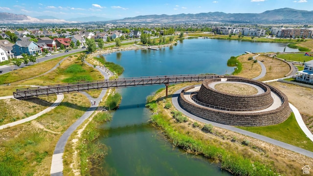 5153 W Bowstring Way S, Jordan, UT 84009 - bird's eye view of a water and mountain view
