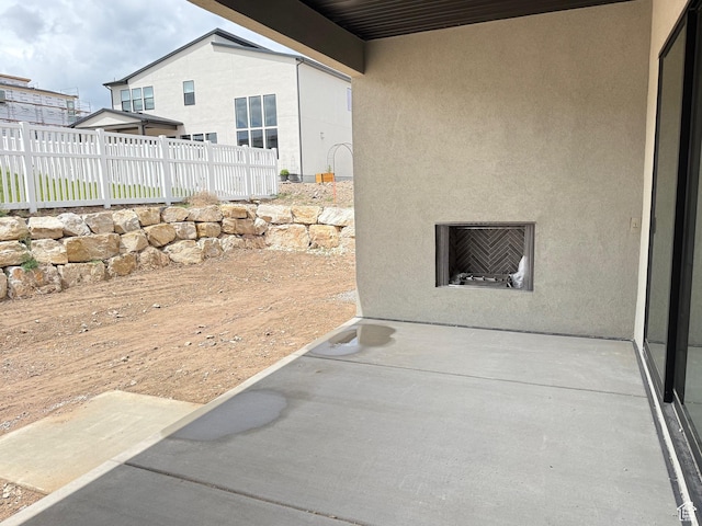 view of patio / terrace with fence