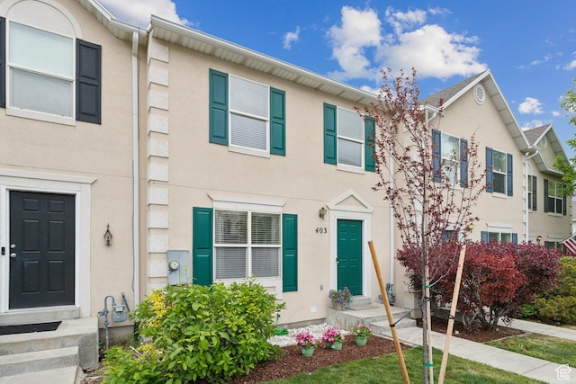 403 E Culross Ln S, Draper, UT 84020 - view of property with entry steps and stucco siding