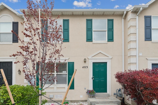multi unit property with stucco siding