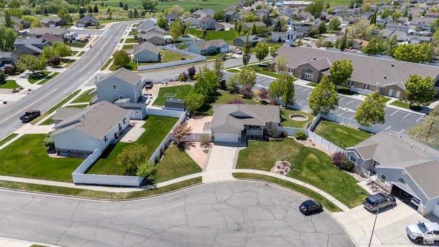 aerial perspective of suburban area