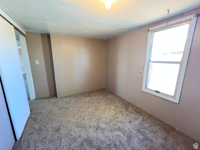 empty room featuring carpet floors
