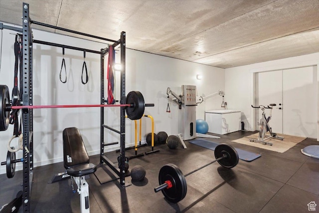view of exercise room