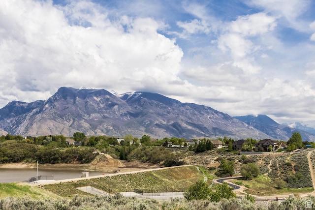 view of mountain backdrop
