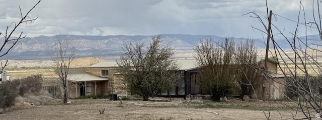 view of mountain backdrop