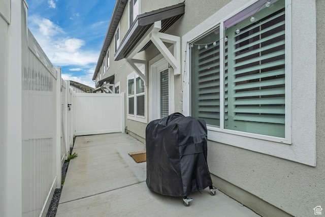 341 N 100 W, Morgan, UT 84050 - view of patio with fence, a gate, and area for grilling