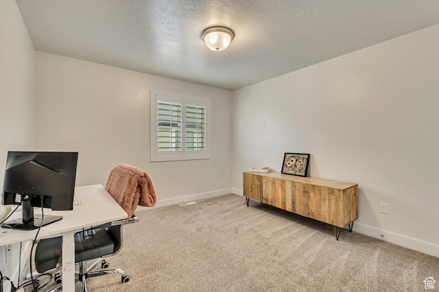 341 N 100 W, Morgan, UT 84050 - carpeted office space featuring baseboards and a textured ceiling
