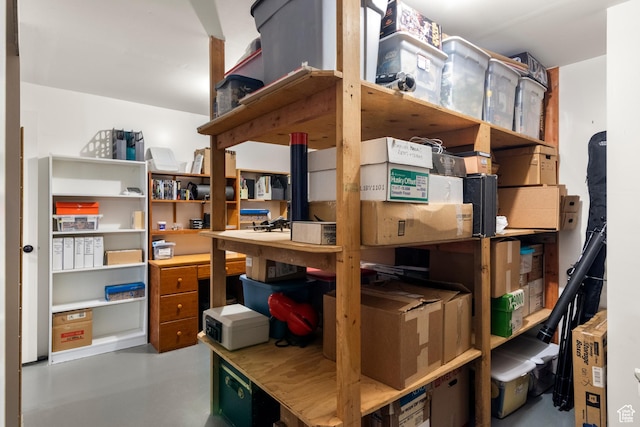 view of storage