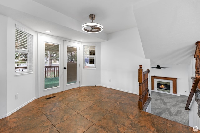 1888 W 1520 N, Clinton, UT 84015 - unfurnished dining area featuring baseboards and a tiled fireplace