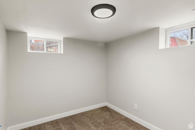 5857 S 2625 W, Roy, UT 84067 - below grade area with dark carpet and baseboards