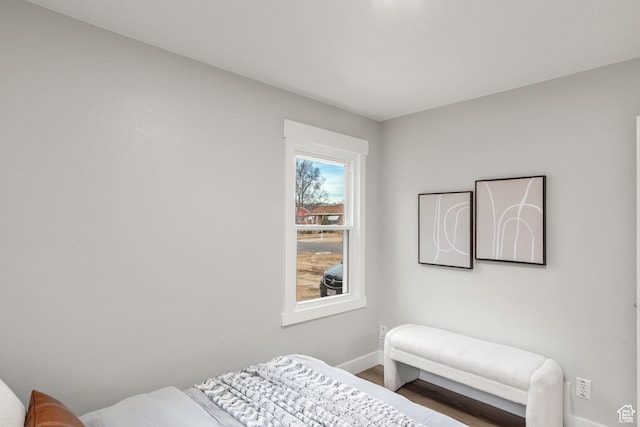 5857 S 2625 W, Roy, UT 84067 - bedroom with baseboards and wood finished floors