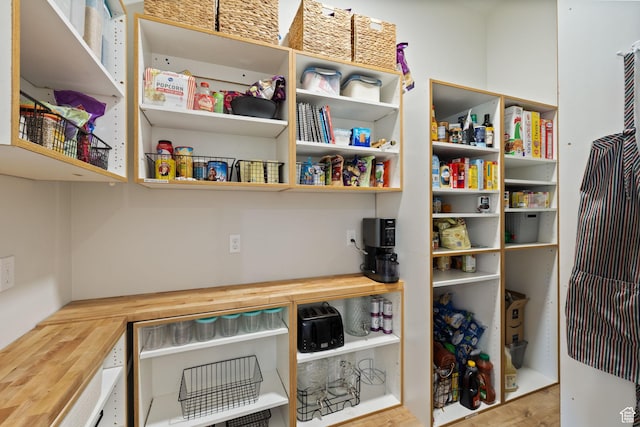 view of pantry
