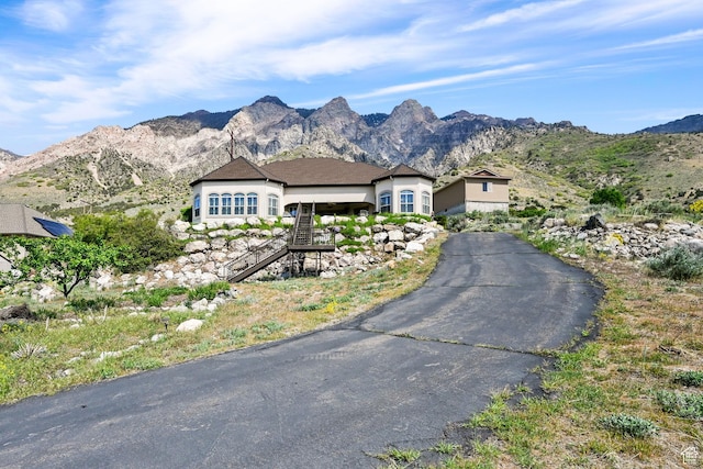 337 S 300 E, Willard, UT 84340 - view of front of property with stairway and a mountain view