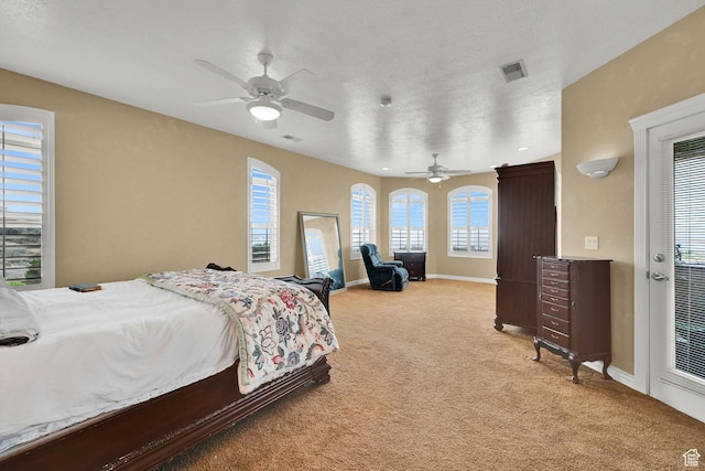337 S 300 E, Willard, UT 84340 - bedroom with light carpet, baseboards, and a ceiling fan