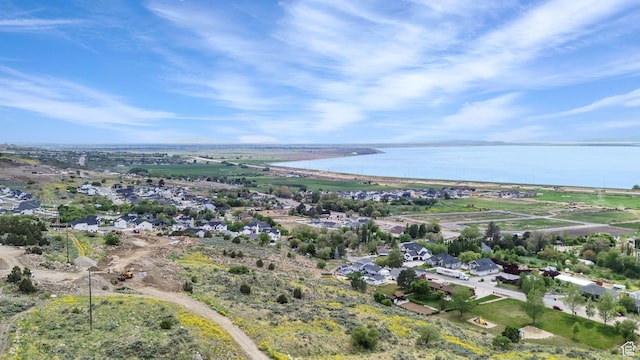 337 S 300 E, Willard, UT 84340 - aerial view of property and surrounding area with a large body of water and nearby suburban area