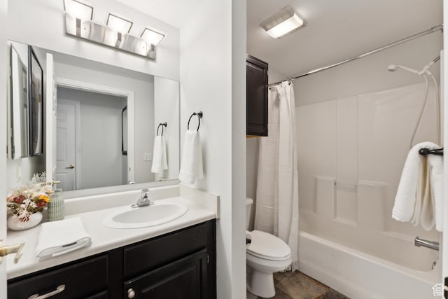 900 Bitner Rd Unit D11, Park City, UT 84098 - bathroom featuring toilet, vanity, and shower / bathtub combination with curtain