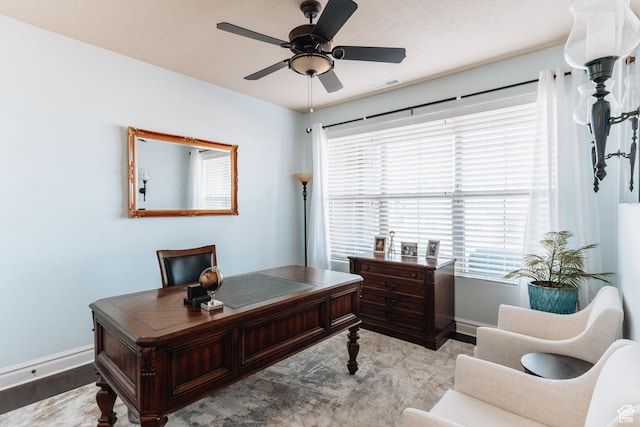 1866 N Matchstick Way, Cedar City, UT 84721 - office with baseboards and a ceiling fan