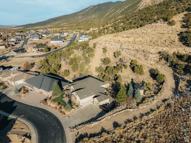 1866 N Matchstick Way, Cedar City, UT 84721 - aerial view of property's location featuring mountains and nearby suburban area