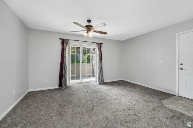 1693 W Westbury Unit D, Lehi, UT 84043 - unfurnished room with ceiling fan, carpet floors, and baseboards