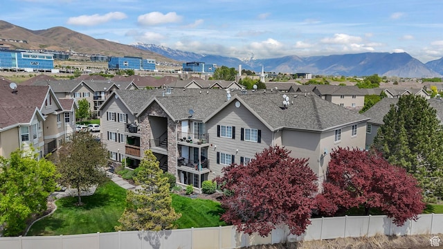 1693 W Westbury Unit D, Lehi, UT 84043 - aerial perspective of suburban area featuring a mountain backdrop