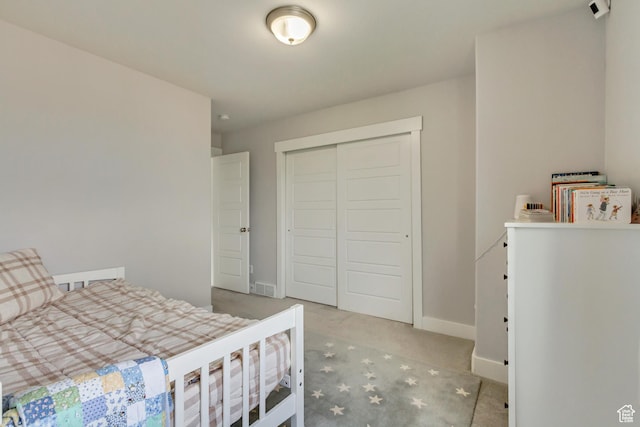238 E Hillcrest Way N, Salt Lake, UT 84054 - bedroom featuring carpet, a closet, and baseboards