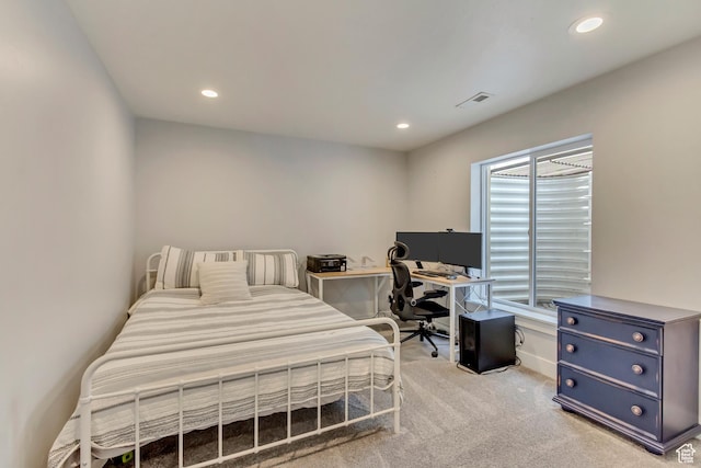 238 E Hillcrest Way N, Salt Lake, UT 84054 - bedroom featuring carpet floors, an office area, and recessed lighting