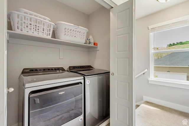 238 E Hillcrest Way N, Salt Lake, UT 84054 - laundry area featuring washer and clothes dryer and baseboards