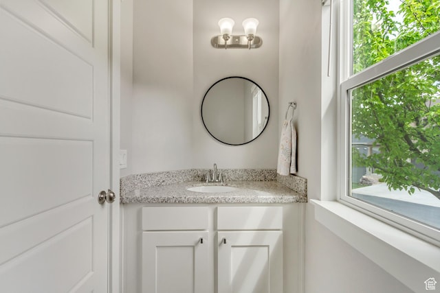 238 E Hillcrest Way N, Salt Lake, UT 84054 - bathroom featuring plenty of natural light and vanity