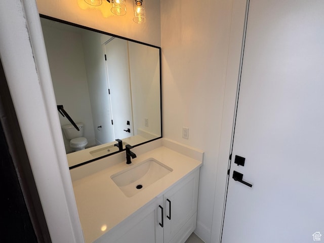 2832 E Stonedale Dr, St George, UT 84790 - bathroom featuring toilet and vanity