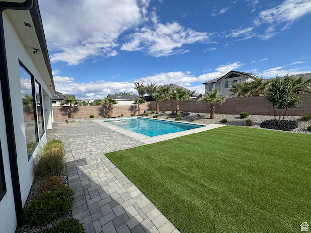 2832 E Stonedale Dr, St George, UT 84790 - view of swimming pool with a patio area